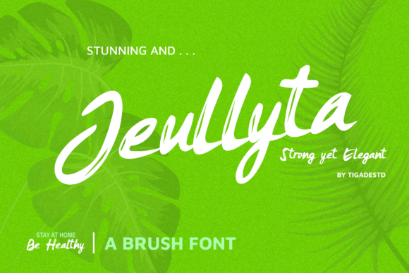 Jeullyta Font Jeullyta Font Poster 1