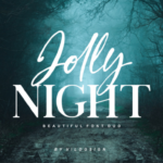 Jolly Night Duo Font Poster 1
