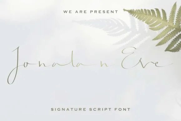 Jonatan Eve Font Jonatan Eve Font Poster 1
