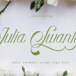 Julia Swanlya Font Poster 1