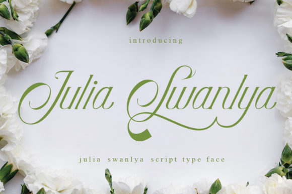 Julia Swanlya Font Poster 1