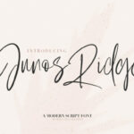 Junos Ridge Font Poster 1