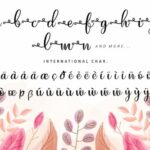 Just Swirls Font Poster 8