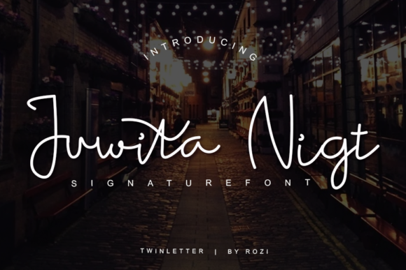 Juwita Night Font Poster 1