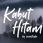 Kabut Hitam Font Poster 1