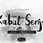 Kabut Senja Font Poster 1