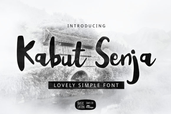 Kabut Senja Font Poster 1