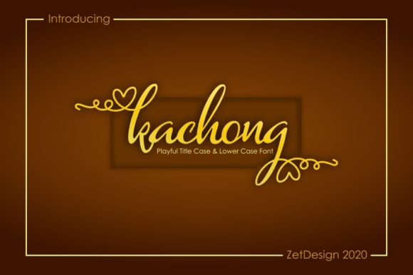 Kachong Font Poster 1