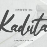 Kaduta Font Poster 1