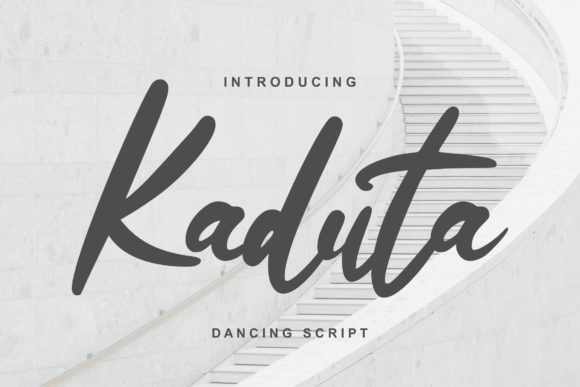 Kaduta Font Poster 1