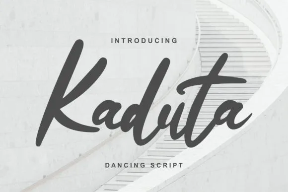 Kaduta Font Kaduta Font Poster 1