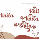 Kaila Font Poster 5