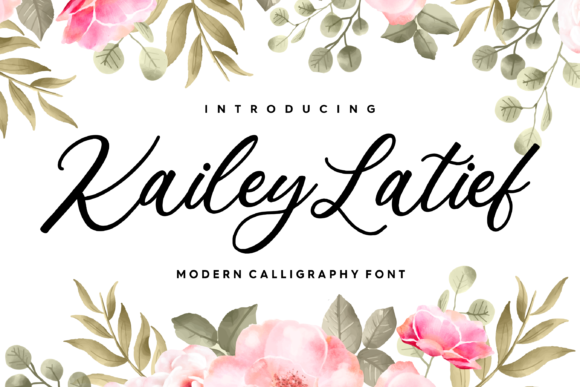 Kailey Latief Font Poster 1