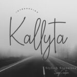 Kallyta Font Poster 1