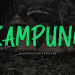 Kampung Font Poster 1