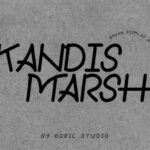 Kandis Marsh Font Poster 1