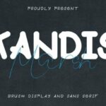 Kandis Marsh Font Poster 2