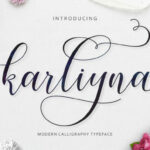 Karliyna Font Poster 1