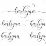 Karliyna Font Poster 7