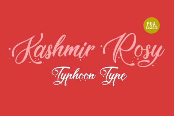 Kashmir Rosy Font Poster 1