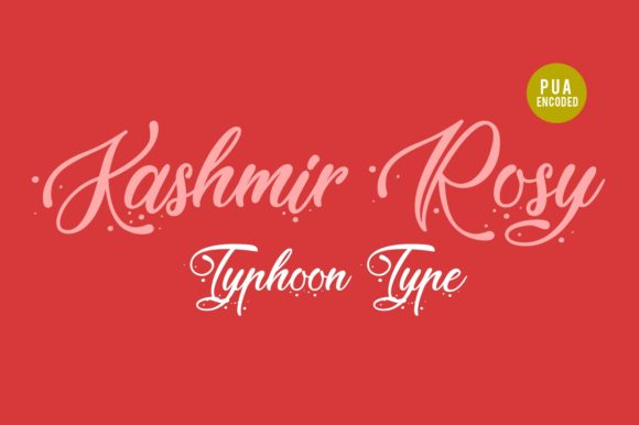 Kashmir Rosy Font Poster 1