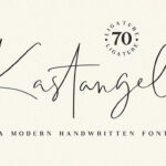 Kastangel Font Poster 1