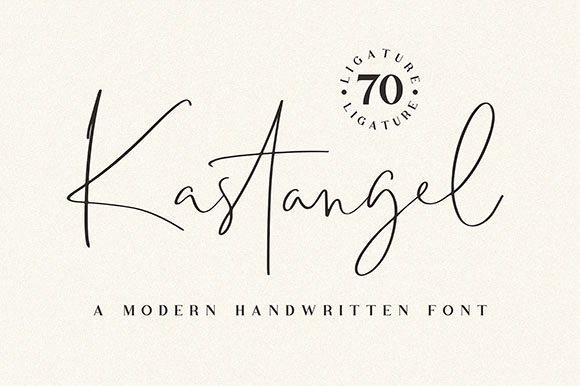 Kastangel Font Poster 1