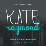 Kate Raymond Font Poster 1