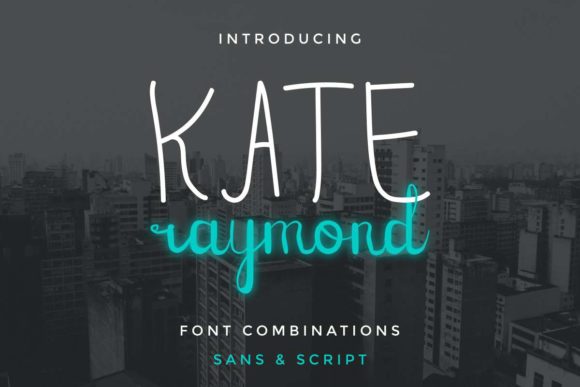 Kate Raymond Font Poster 1