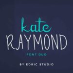 Kate Raymond Font Poster 2