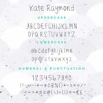 Kate Raymond Font Poster 5