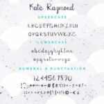 Kate Raymond Font Poster 8