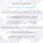Kate Raymond Font Poster 10