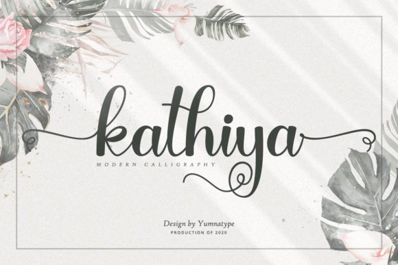 Kathiya Font Poster 1