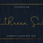 Kathreen Smith Font Poster 1