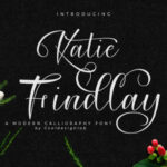 Katie Findlay Font Poster 1