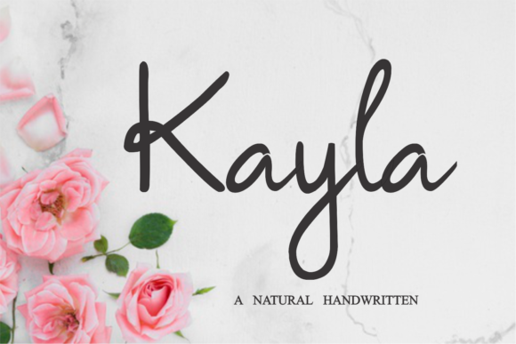 Kayla Font Poster 1