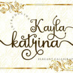 Kayla Katrina Font Poster 1