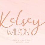 Kelsey Wilson Font Poster 1
