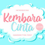 Kembara Cinta Outline Font Poster 1