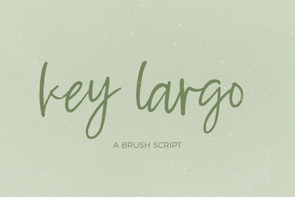 Key Largo Font Poster 1