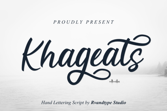 Khageats Font Poster 1