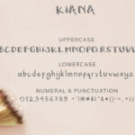 Kiana Font Poster 3