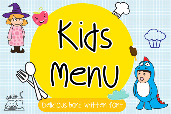 Kids Menu Font