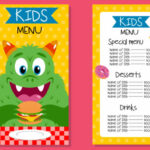 Kids Menu Font Poster 3