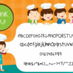 Kids Menu Font Poster 7