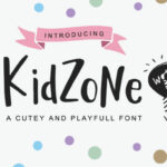 Kidzone Font Poster 1