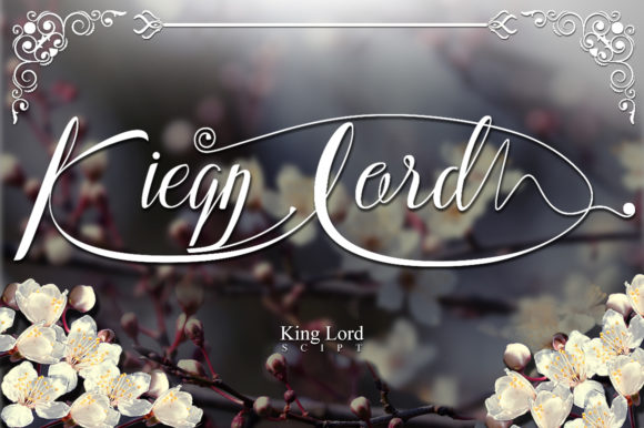 Kieng Lord Font Poster 1