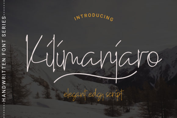 Kilimanjaro Font Poster 1