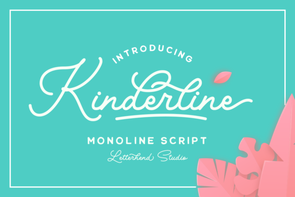 Kinderline Font Poster 1